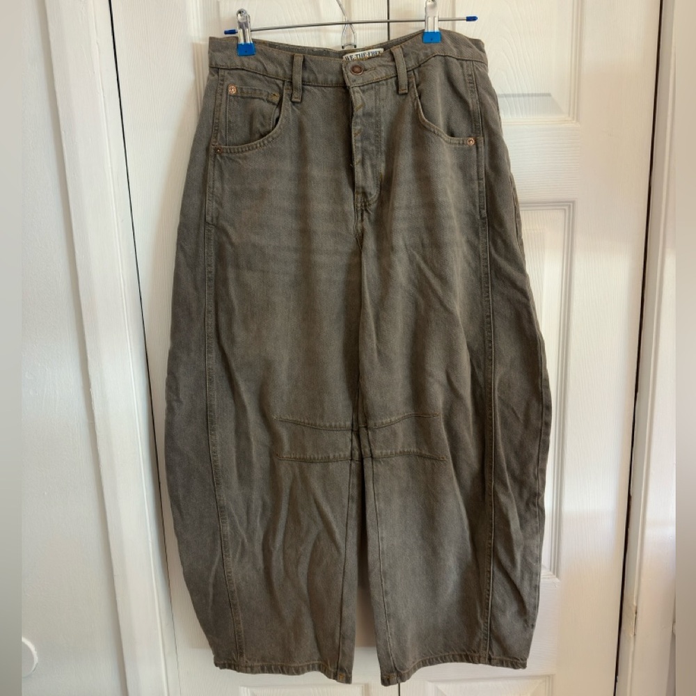 Free people barrel jeans
